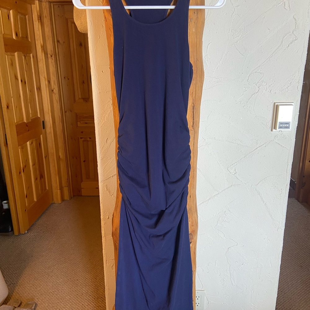 Michael Star navy blue maternity dress